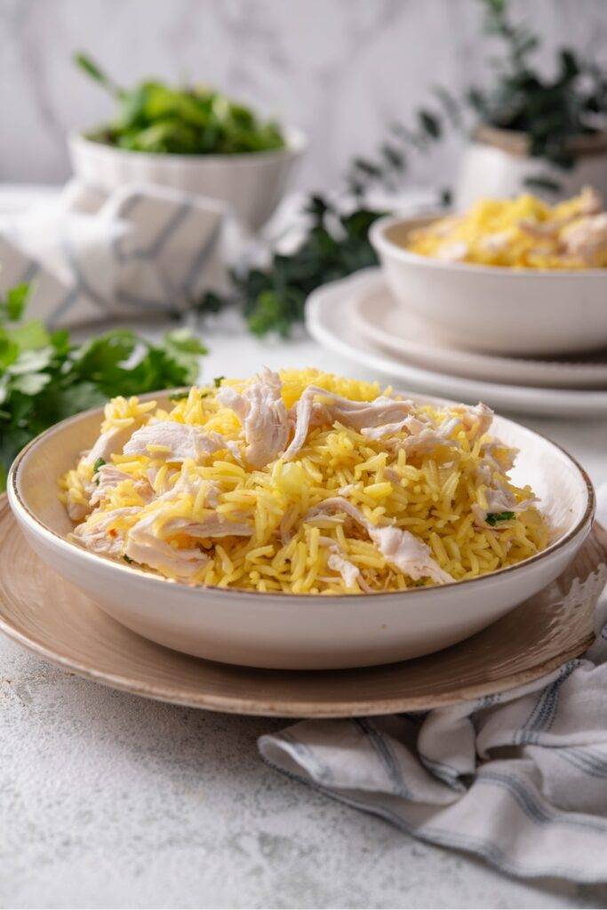 Chicken and Yellow Rice (Easy Dinner and Meal Prep)