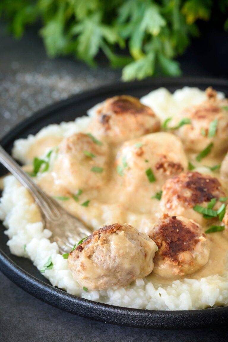 Meatballs and Rice (One Pot Recipe)