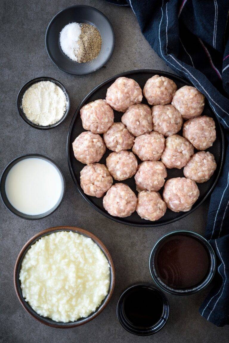 Meatballs and Rice (One Pot Recipe)