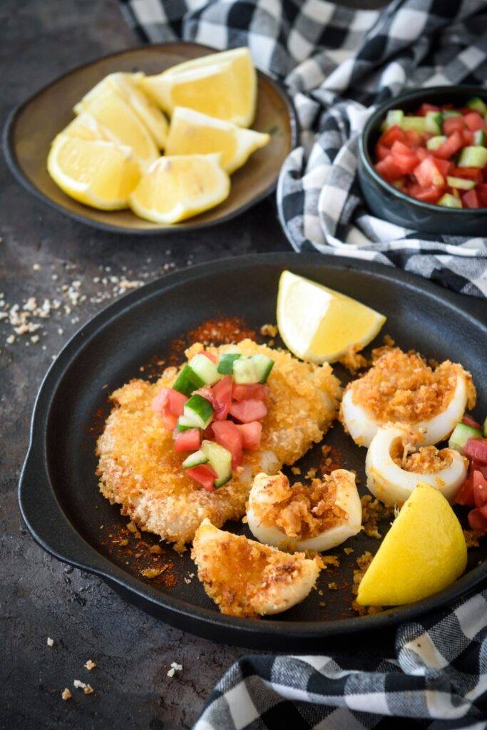 Calamari Steak (Panko Breaded and Pan Fried)