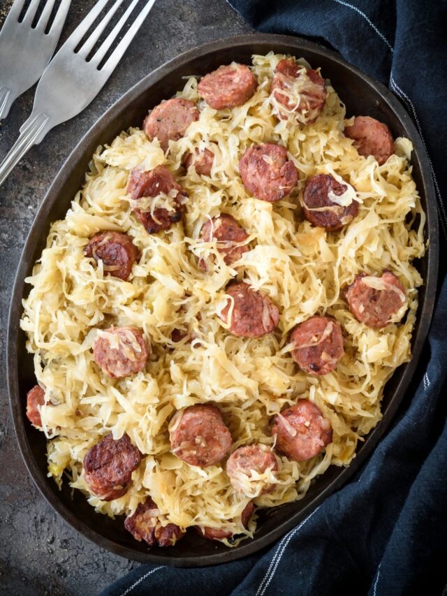 Sauerkraut and Kielbasa I'm Hungry For That