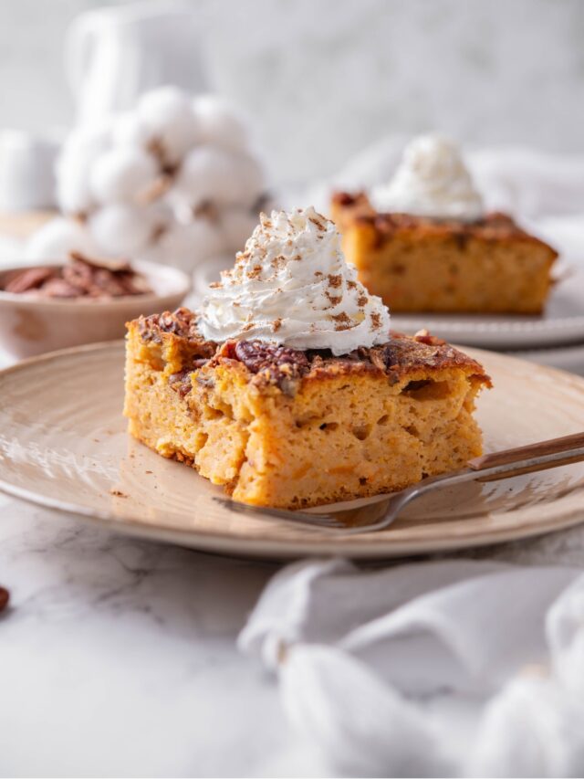 Easy Pumpkin Dump Cake Recipe Im Hungry For That