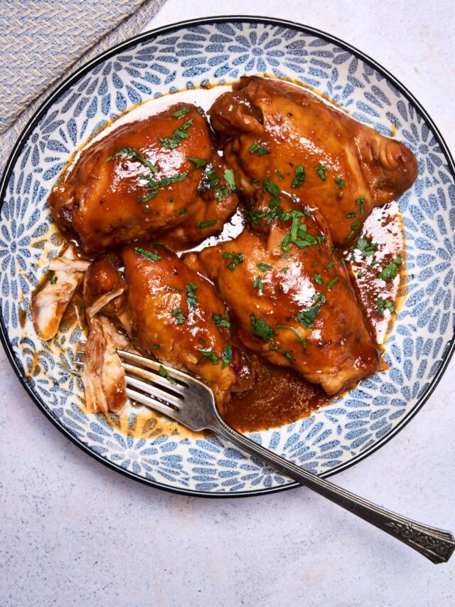 Slow Cooker Chicken Thighs I'm Hungry For That