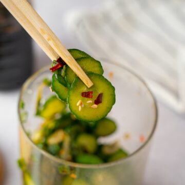 Viral Cucumber Salad (Logan's TikTok Recipe)