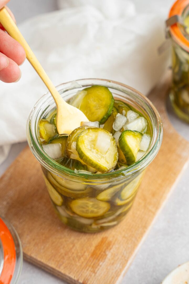 Fast Easy Homemade Sweet Pickles Recipe
