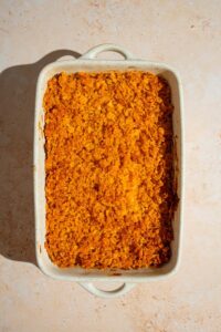 Party Potatoes Recipe (Crunchy Cheesy Funeral Potatoes)