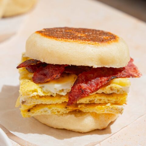 Sheet Pan Eggs (Perfect For Breakfast Sandwiches)