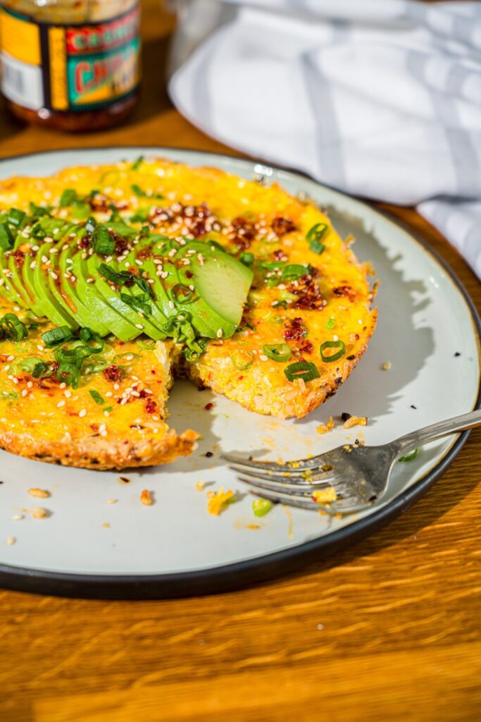 Crispy Rice Omelette (Viral Recipe with Leftover Rice)