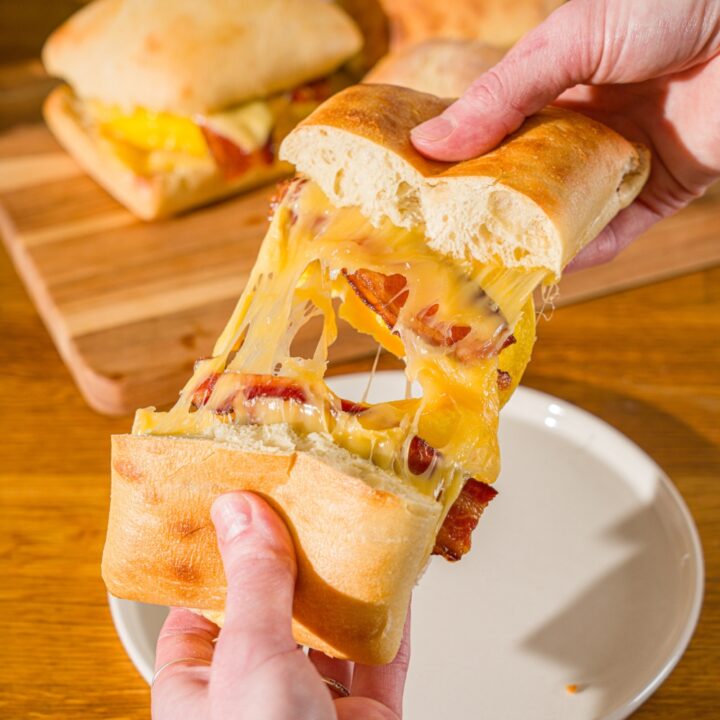 Copycat Starbucks Bacon Gouda Breakfast Sandwiches